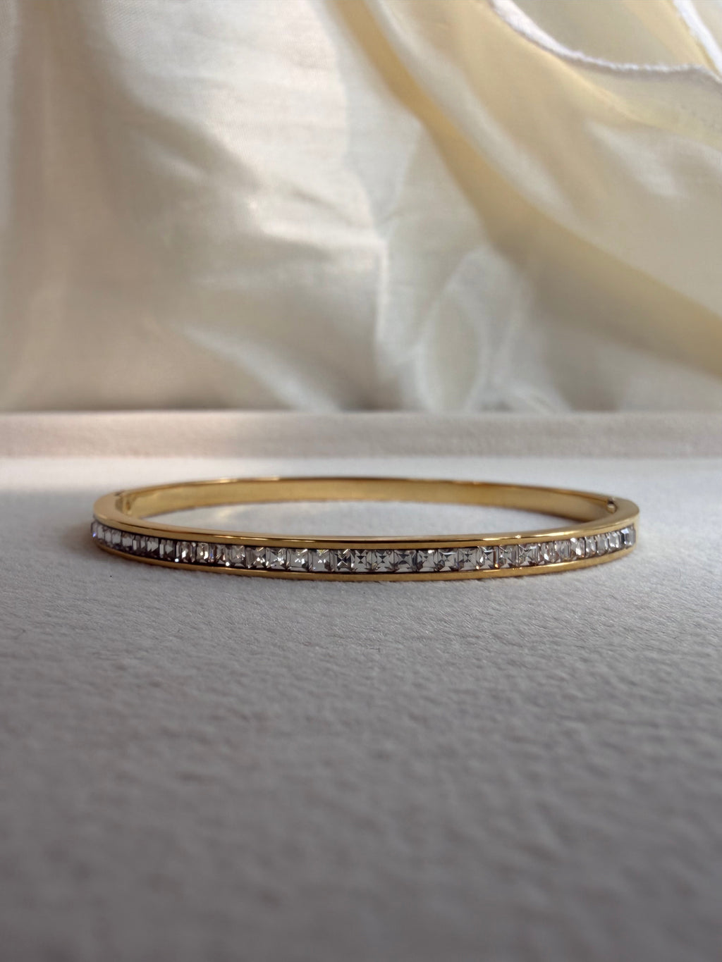 Embellished White stone bracelet