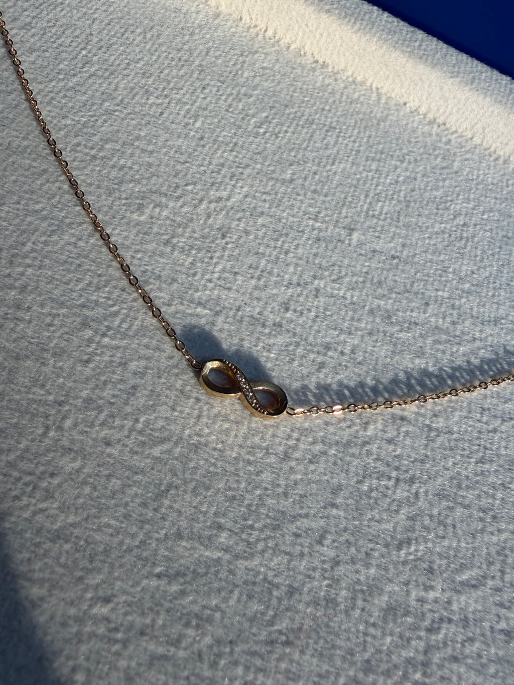 Crystal Infinity Pendant Necklace