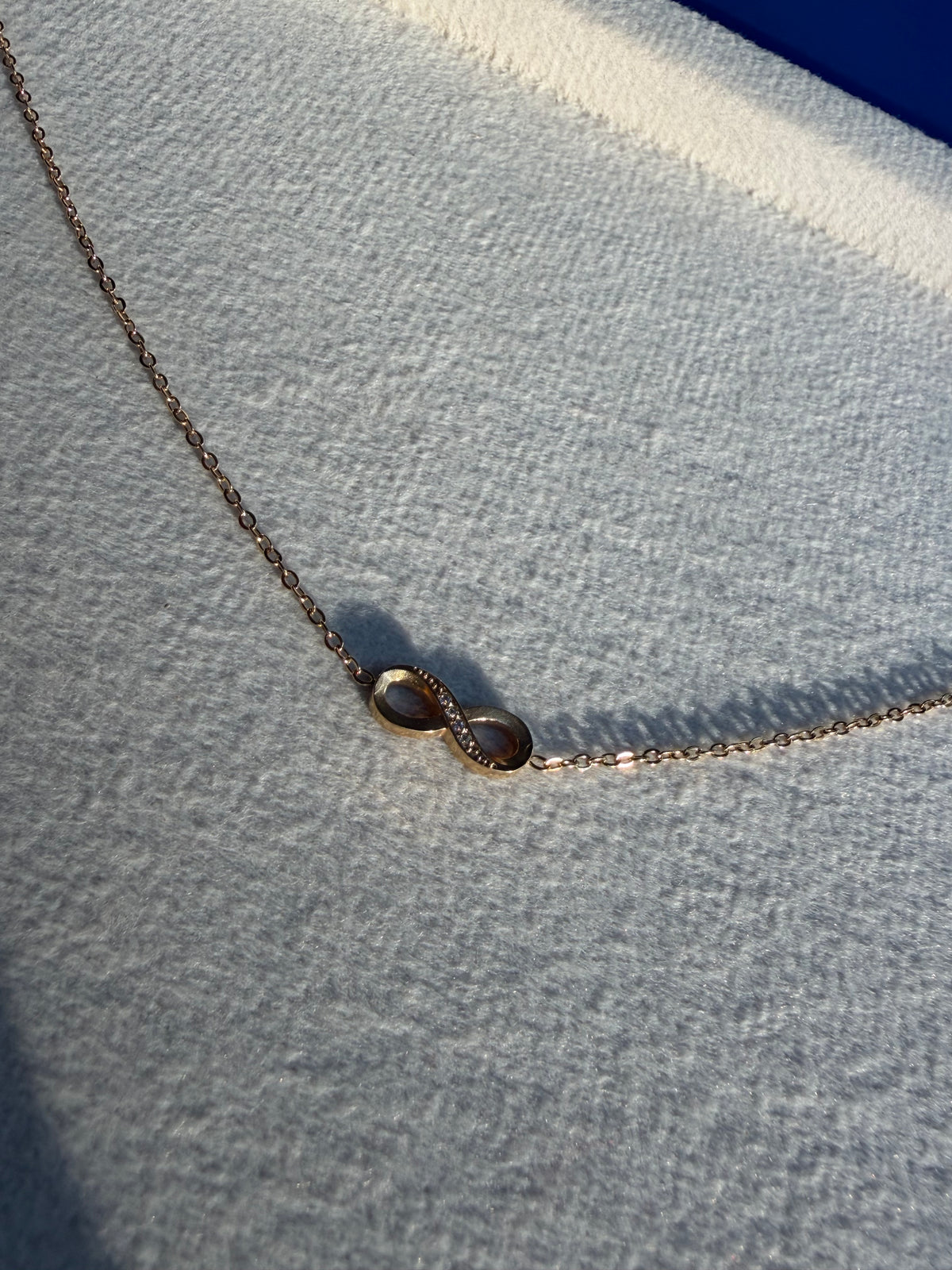 Crystal Infinity Pendant Necklace
