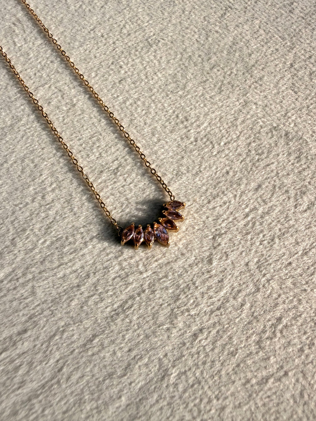 Marquise Crystal Arc Neckchain