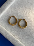 Twisted Scallop Hoop