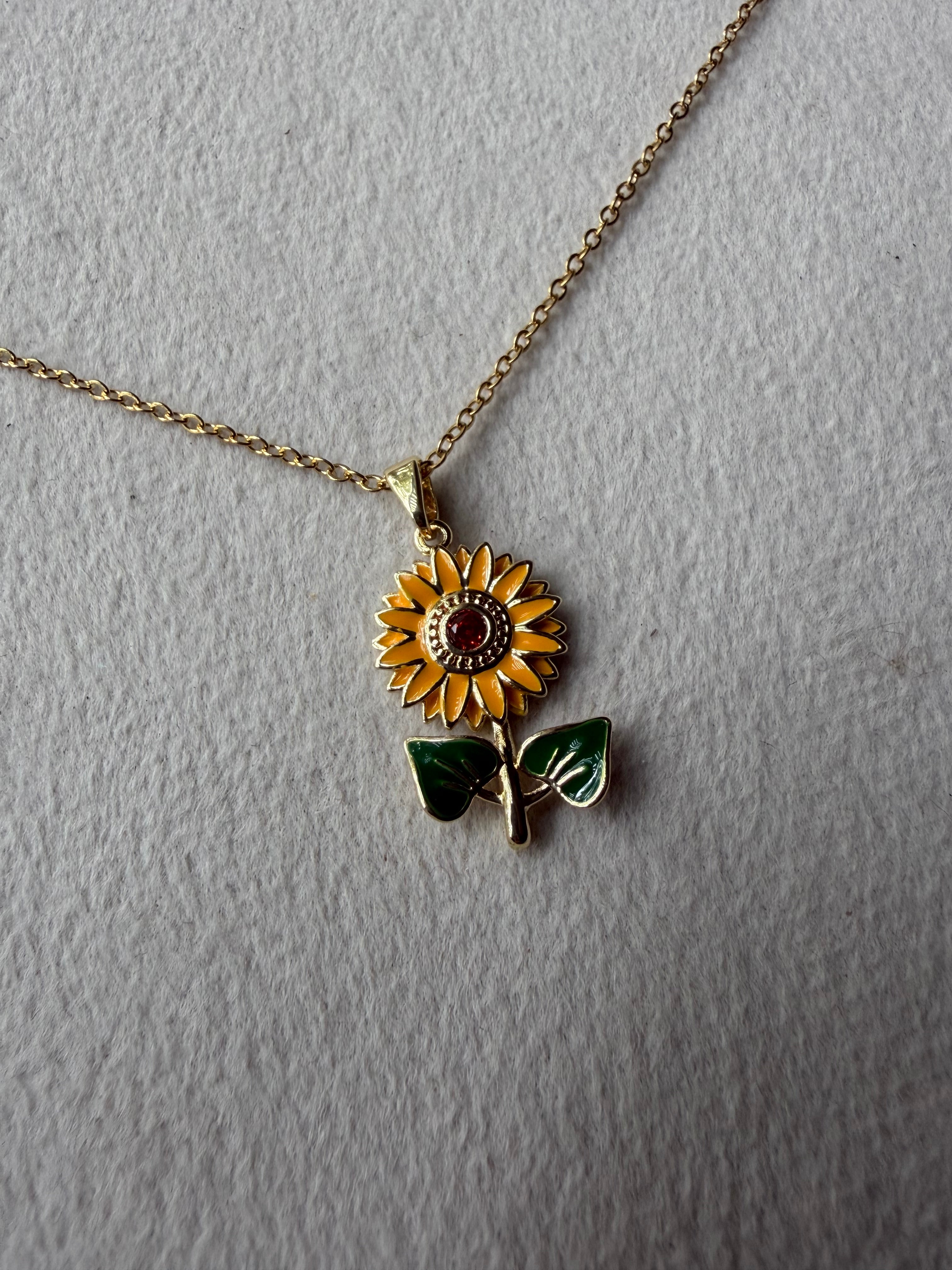 Sunflower Pendant Neckchain