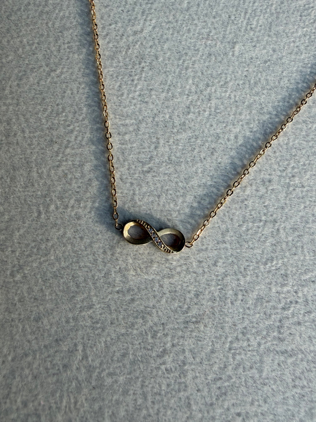Crystal Infinity Pendant Necklace