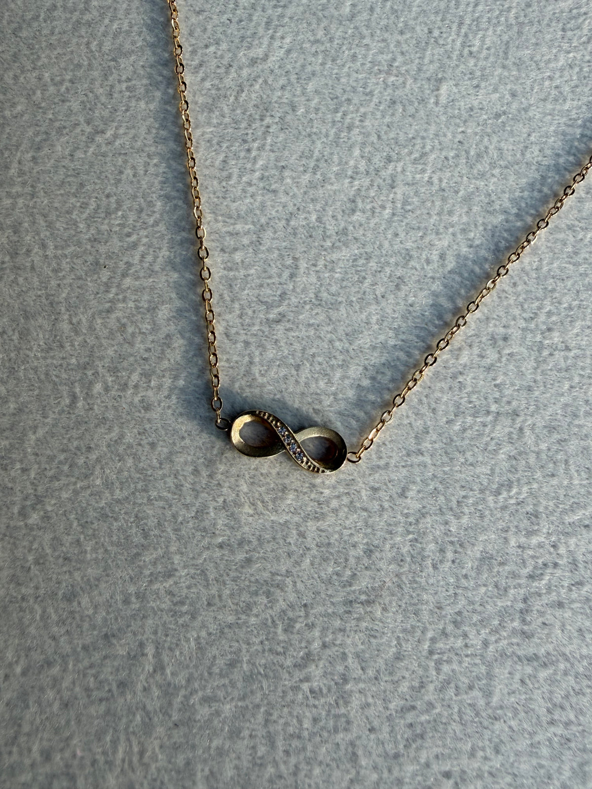 Crystal Infinity Pendant Necklace