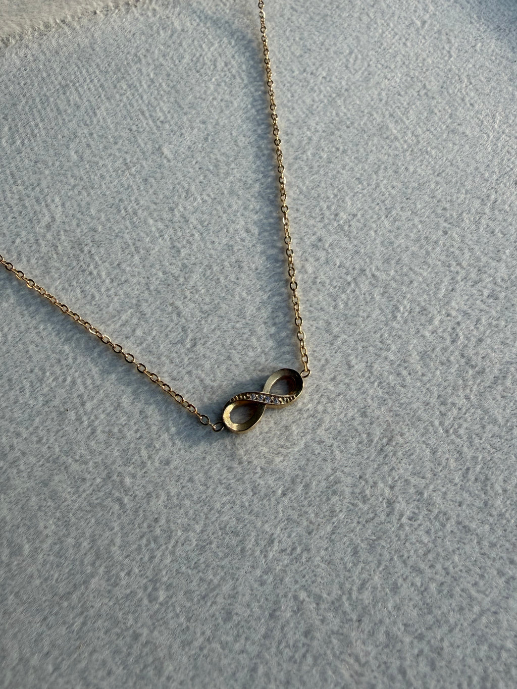 Crystal Infinity Pendant Necklace