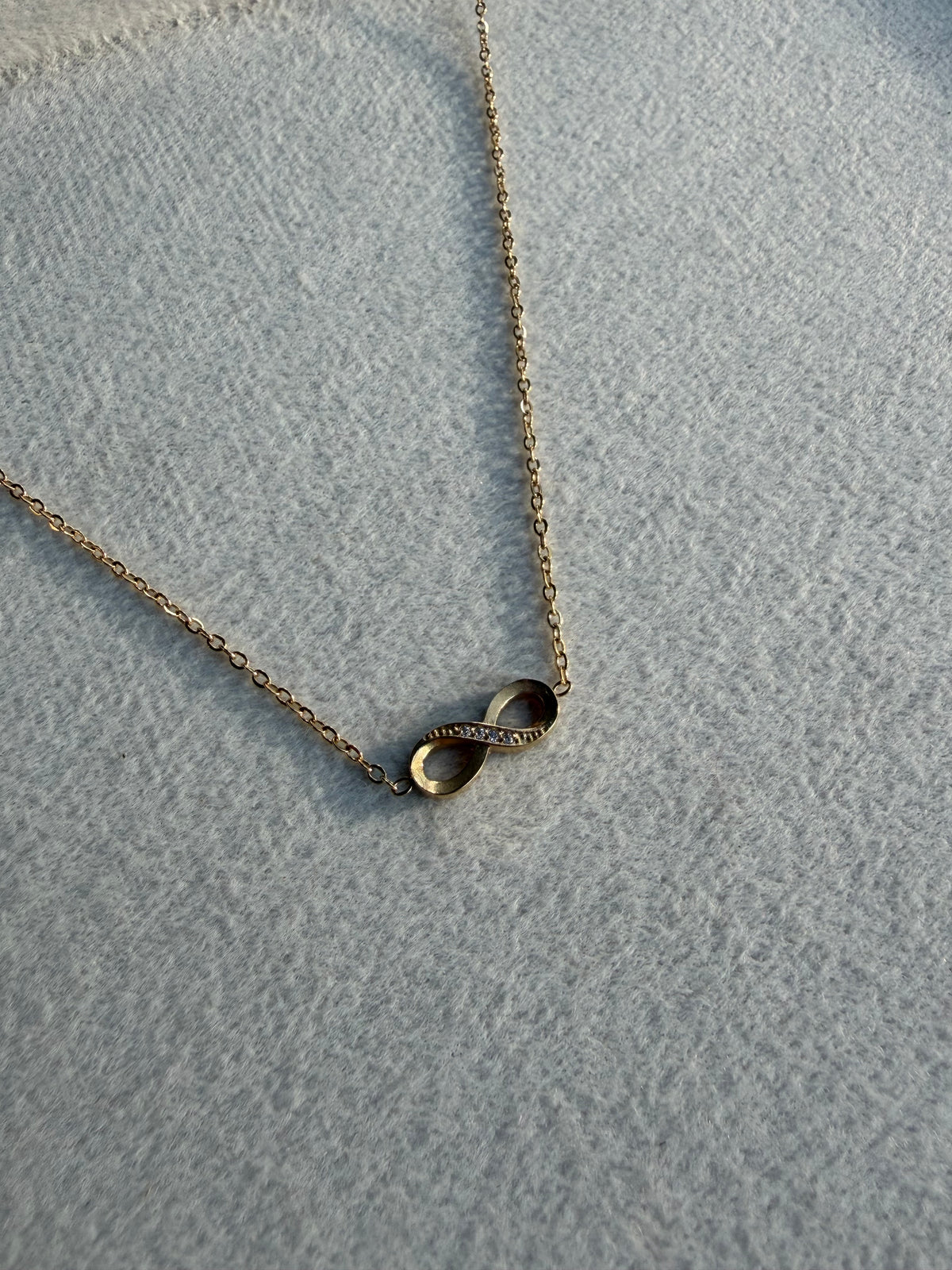 Crystal Infinity Pendant Necklace