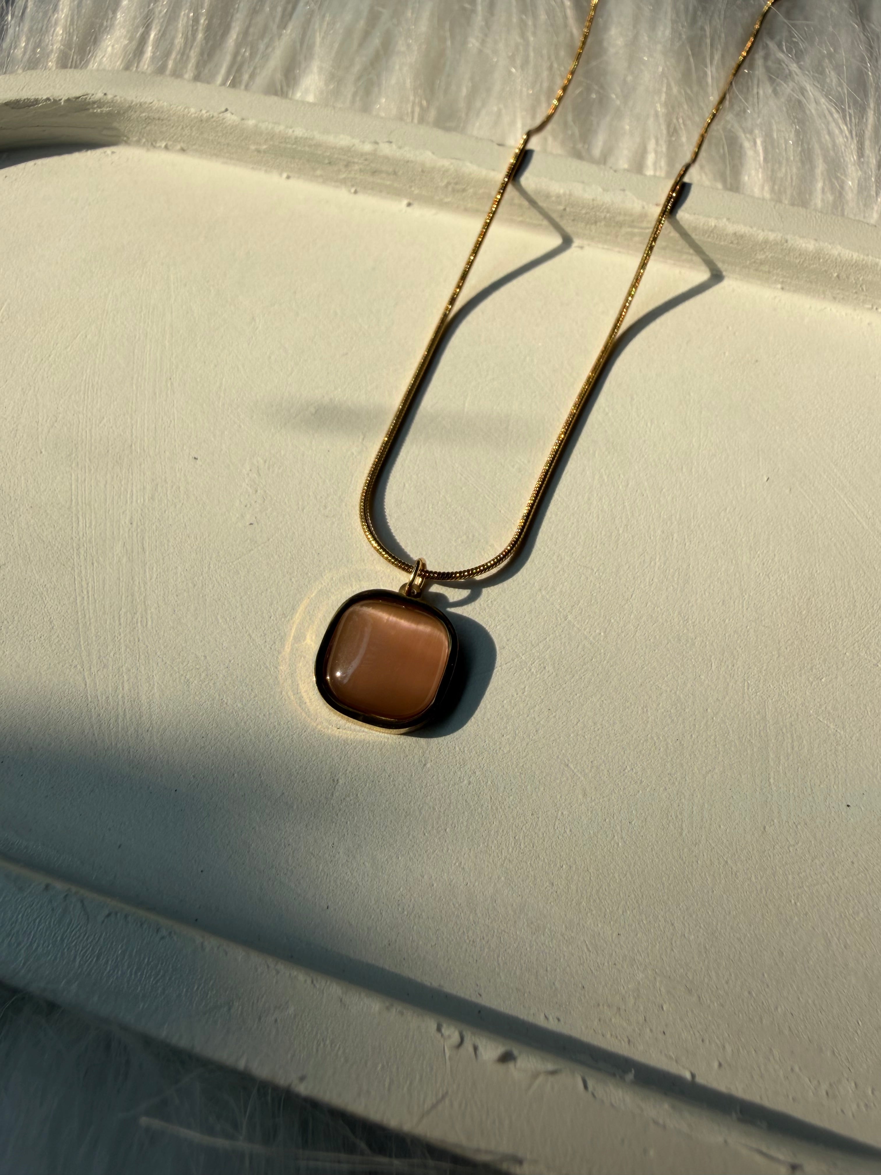 Rose Quartz Neck Chain