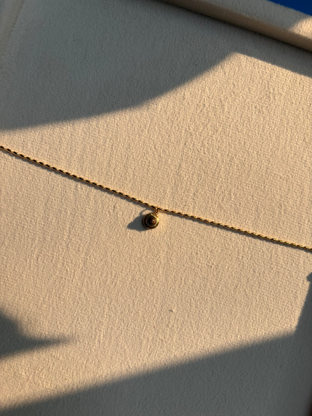 Brown Coded Dainty Neckchain