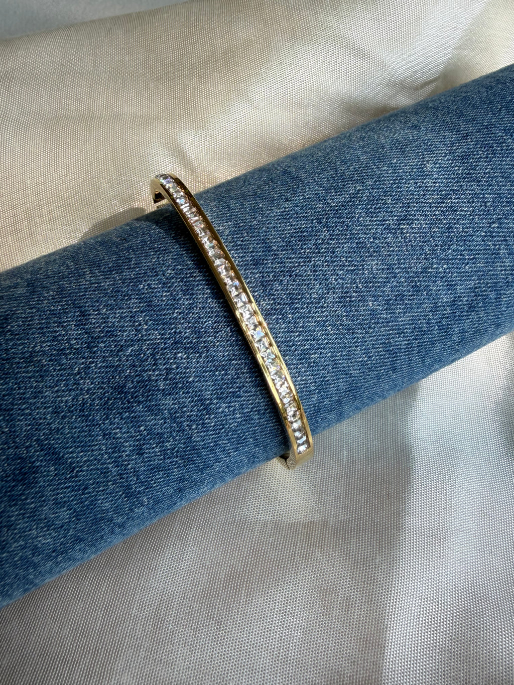 Embellished White stone bracelet