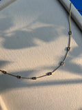 White Stone Chain