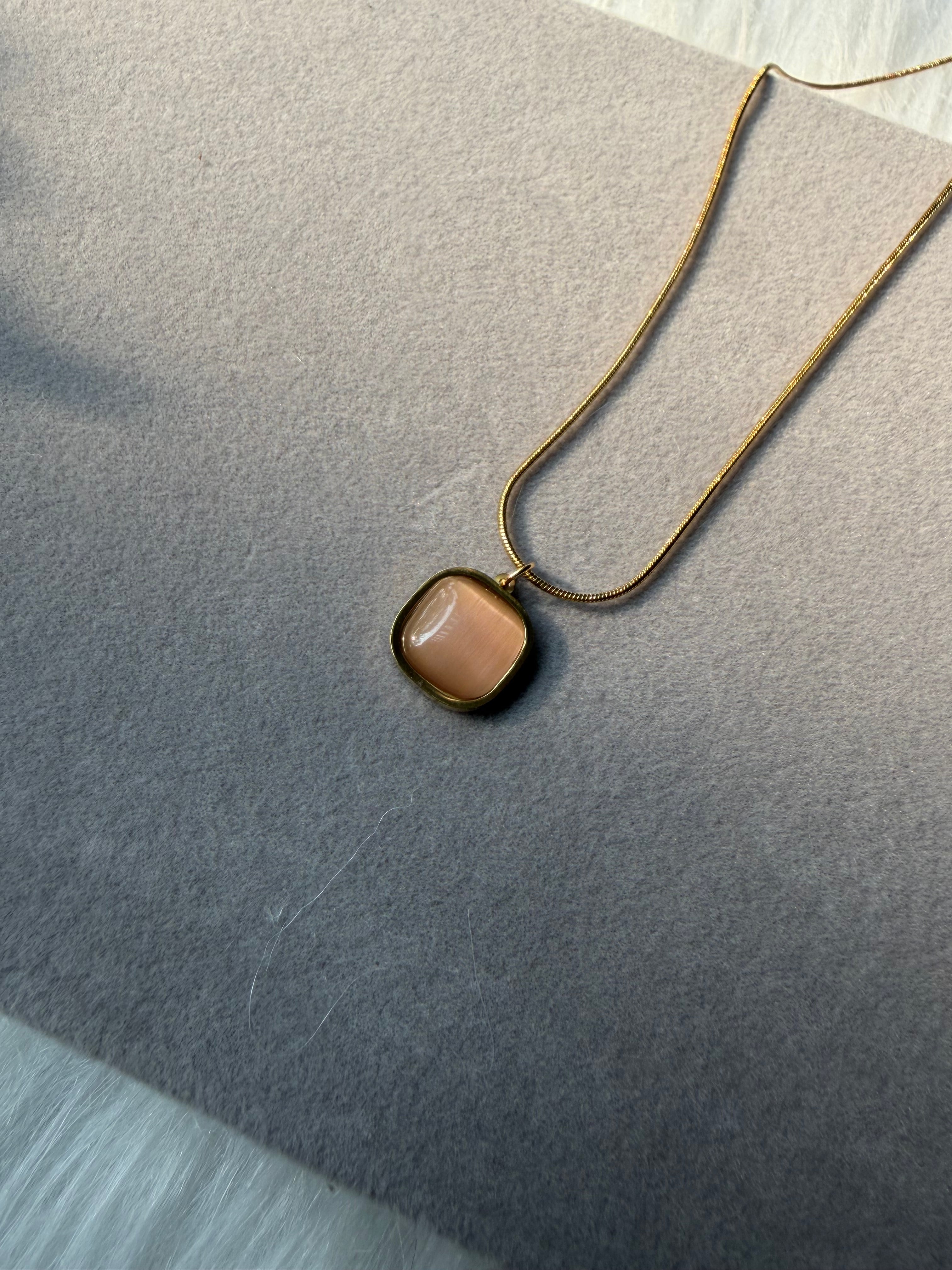 Rose Quartz Neck Chain
