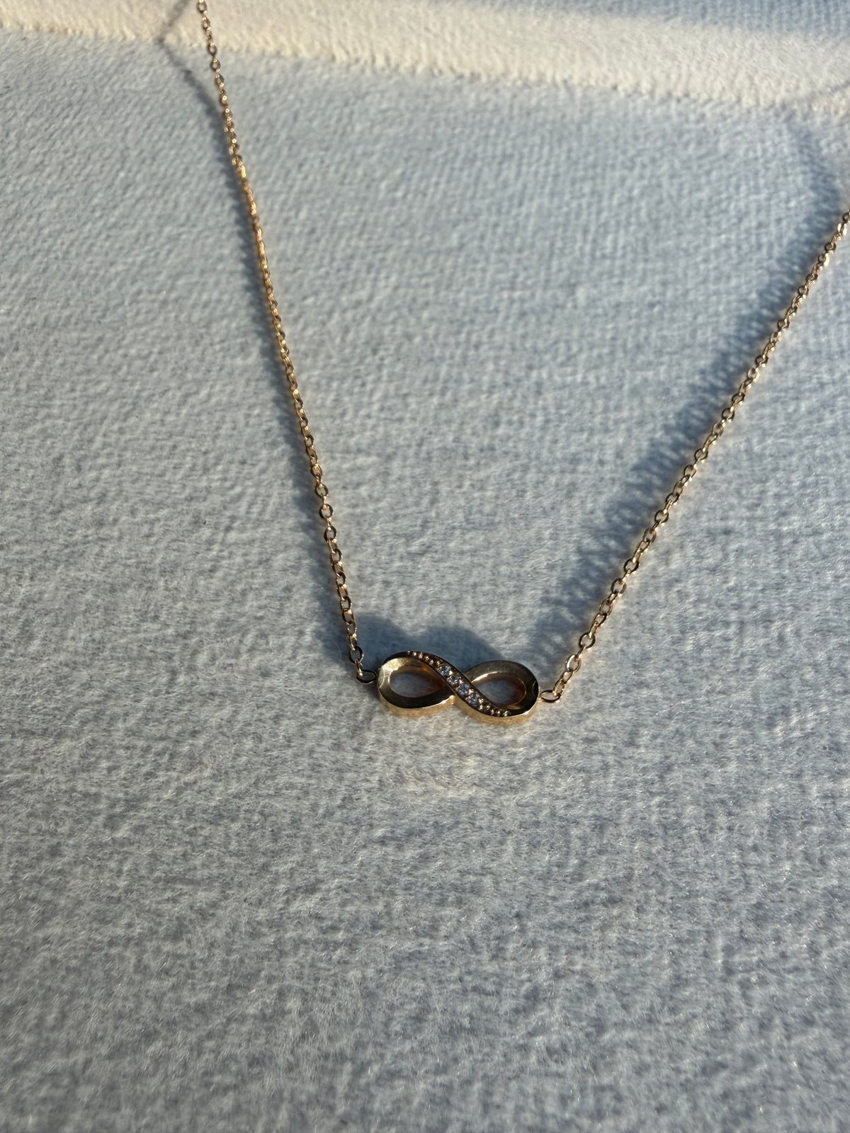 Crystal Infinity Pendant Necklace