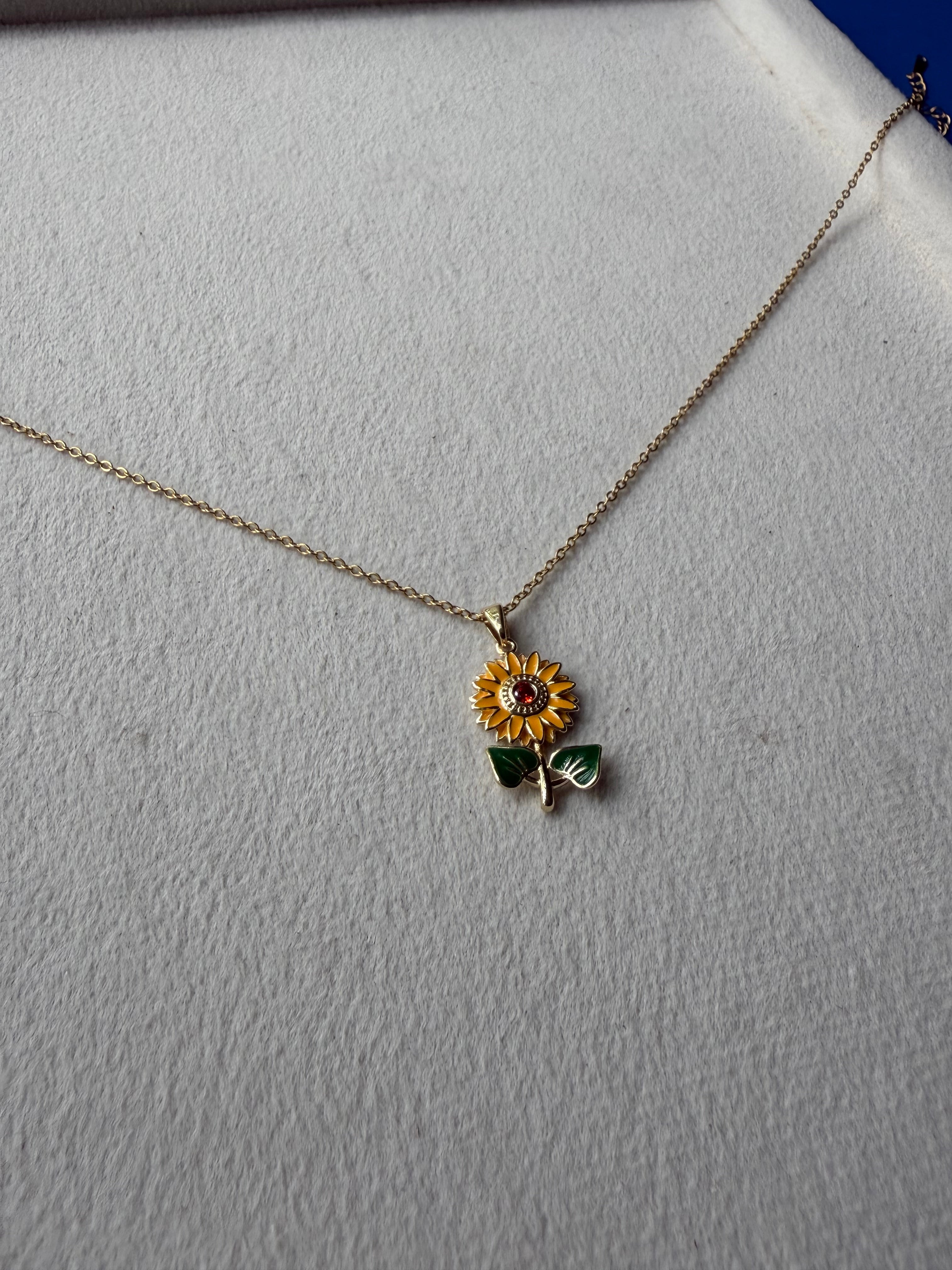 Sunflower Pendant Neckchain