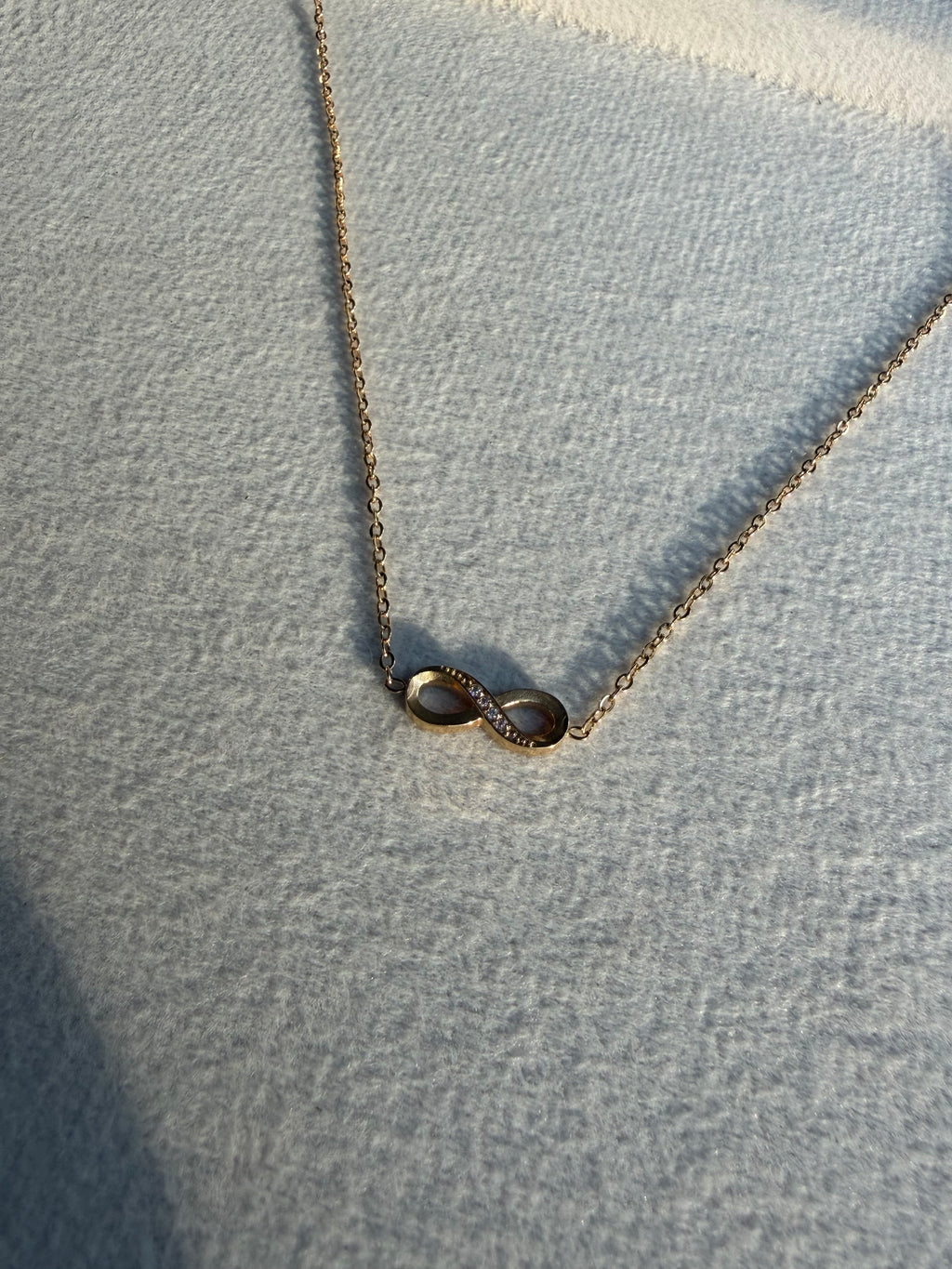 Crystal Infinity Pendant Necklace