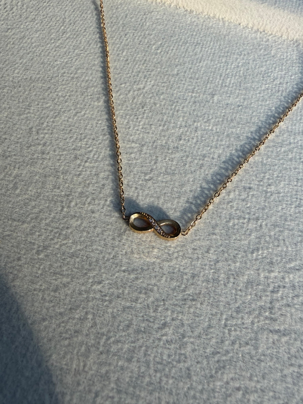 Crystal Infinity Pendant Necklace