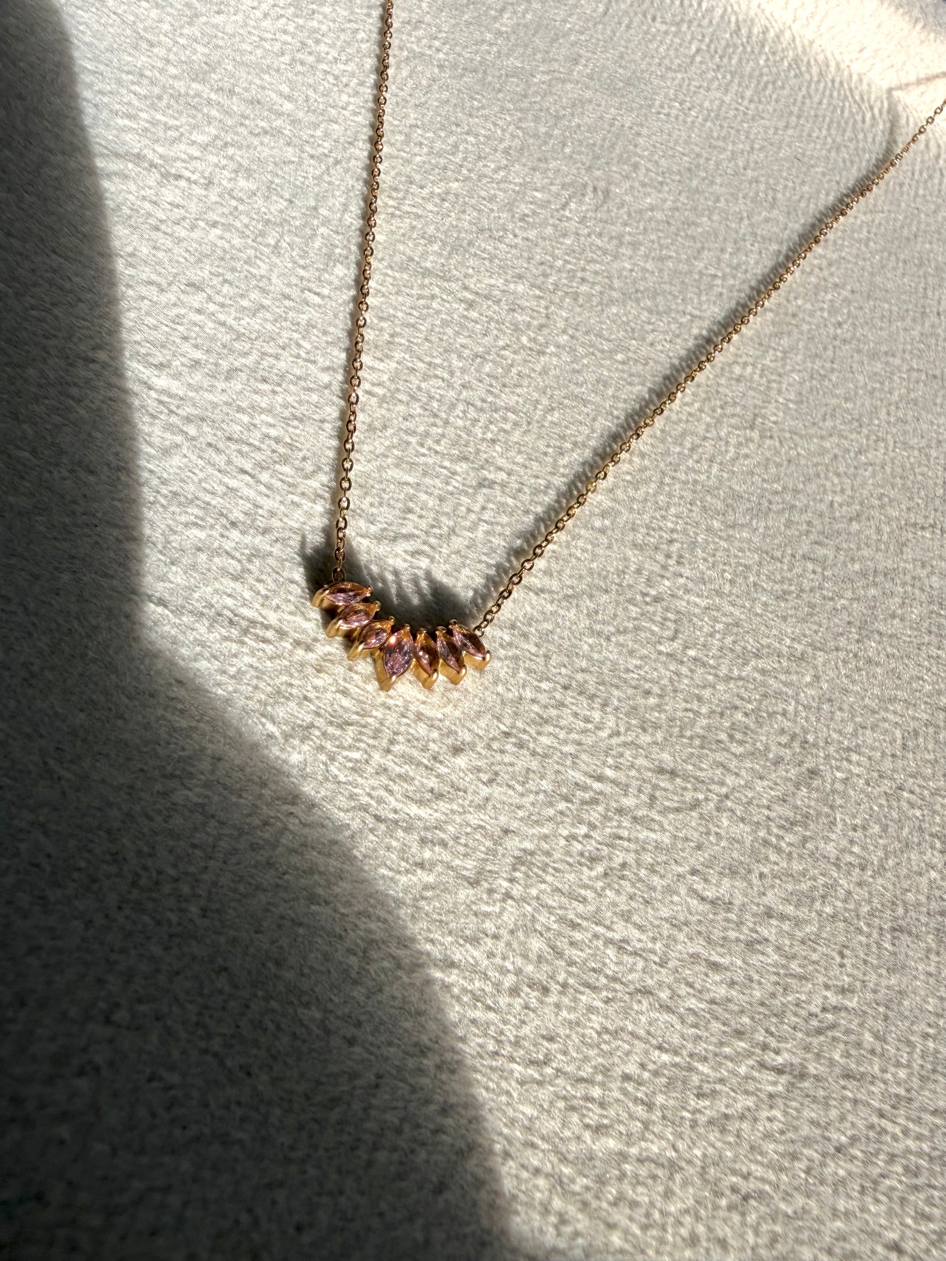 Marquise Crystal Arc Neckchain