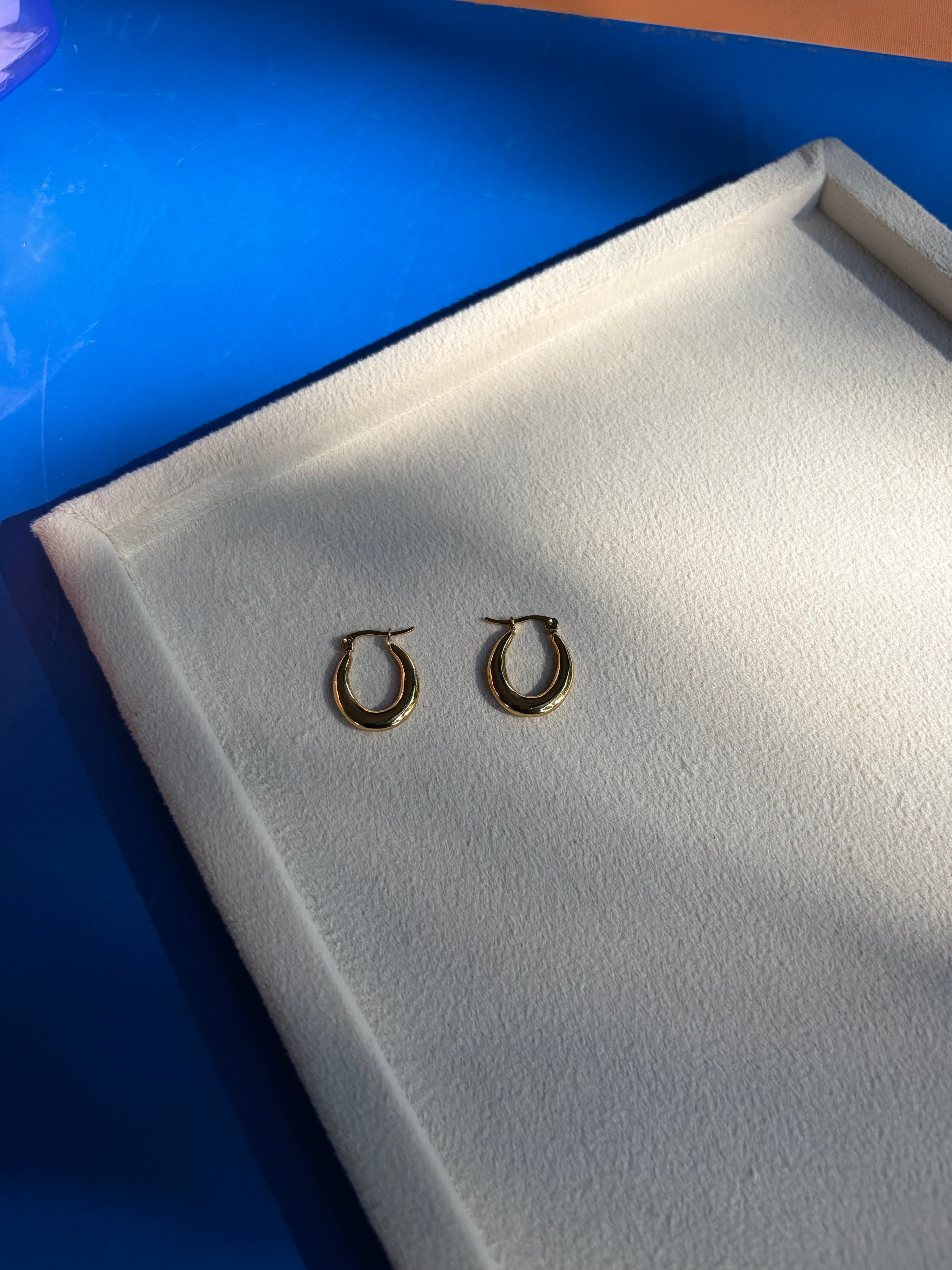 Sleek Oval Hoop