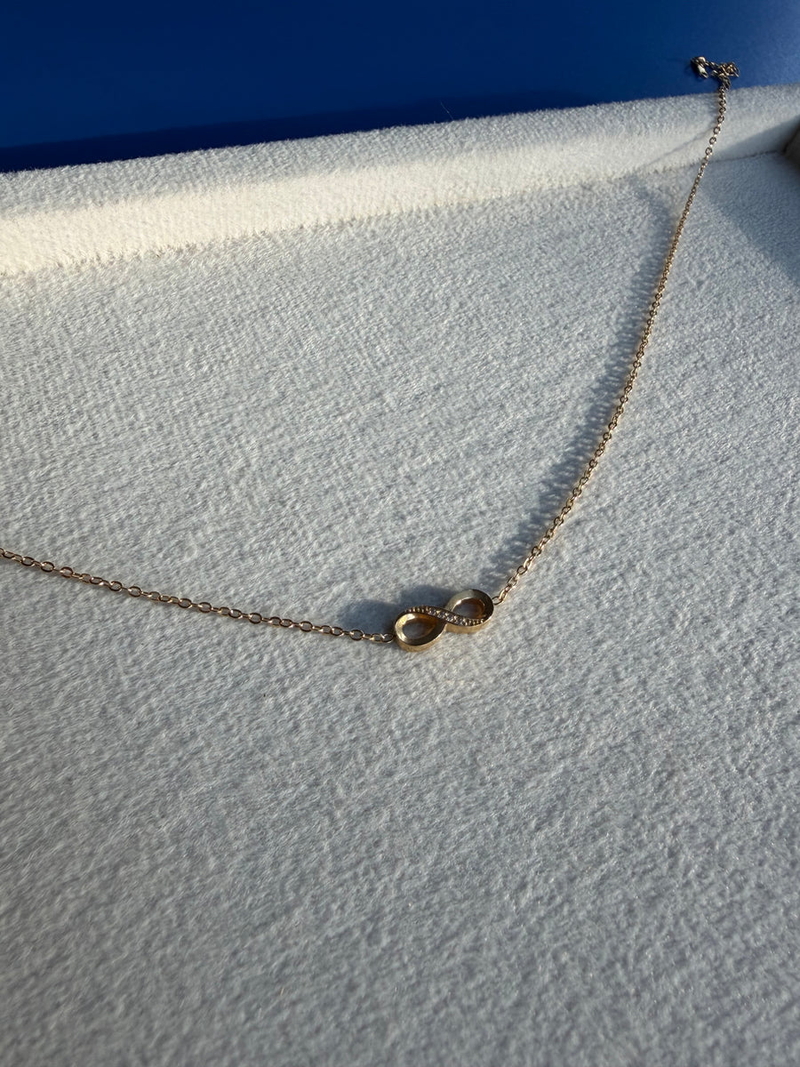 Crystal Infinity Pendant Necklace