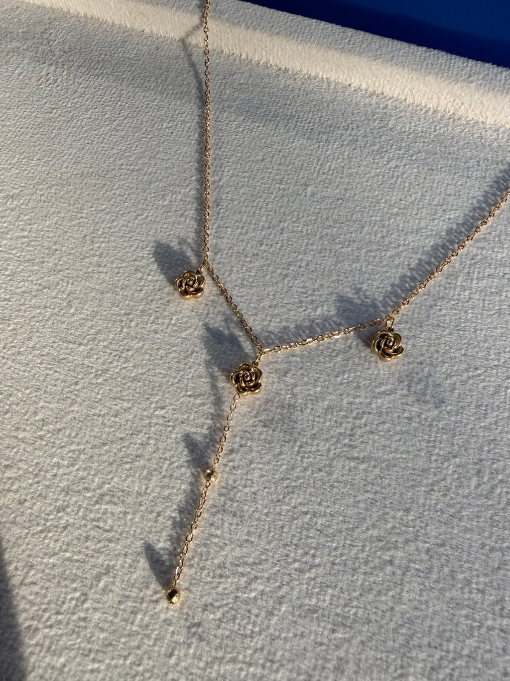 Rose Lariat Y-Necklace