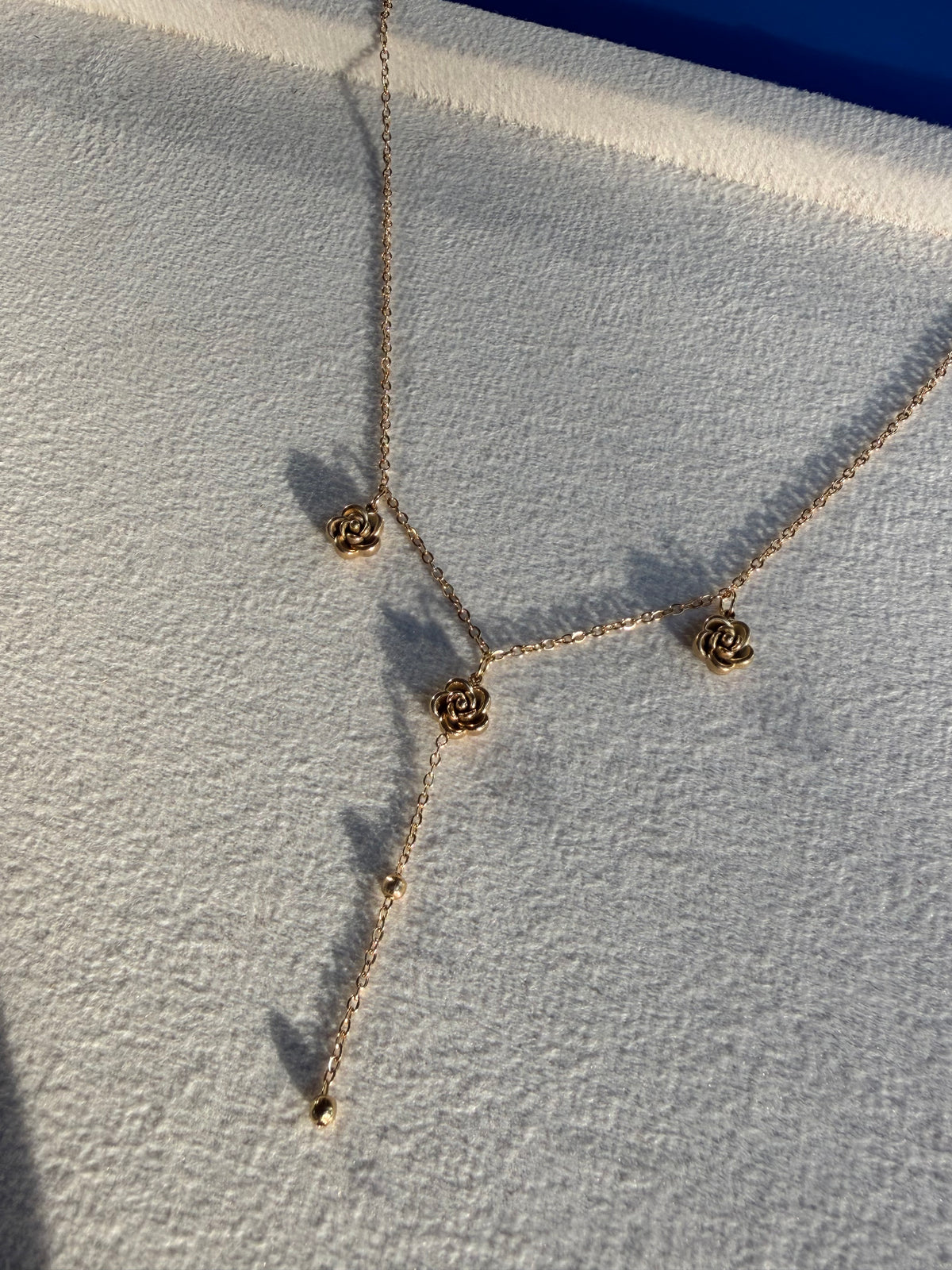 Rose Lariat Y-Necklace