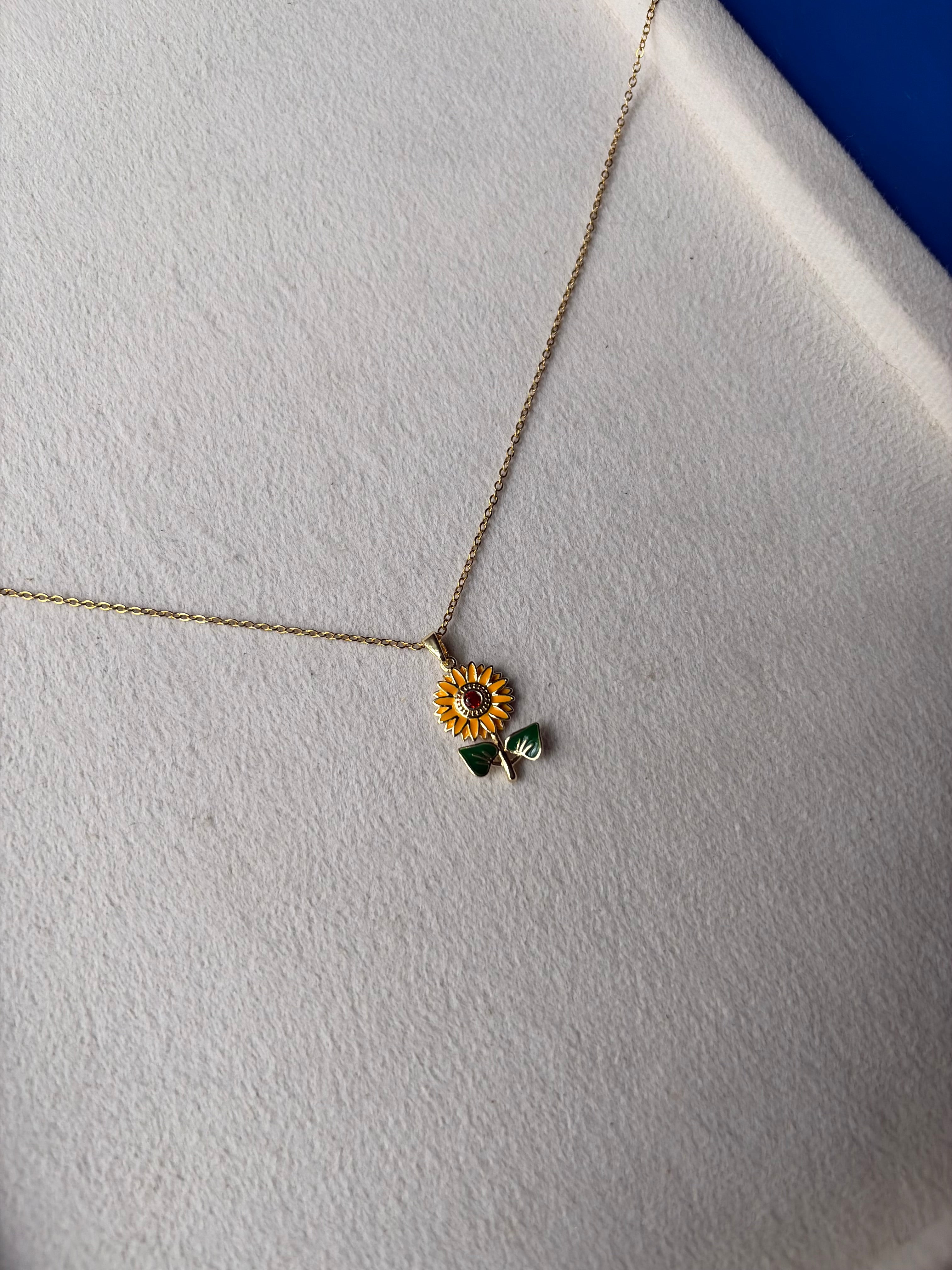 Sunflower Pendant Neckchain