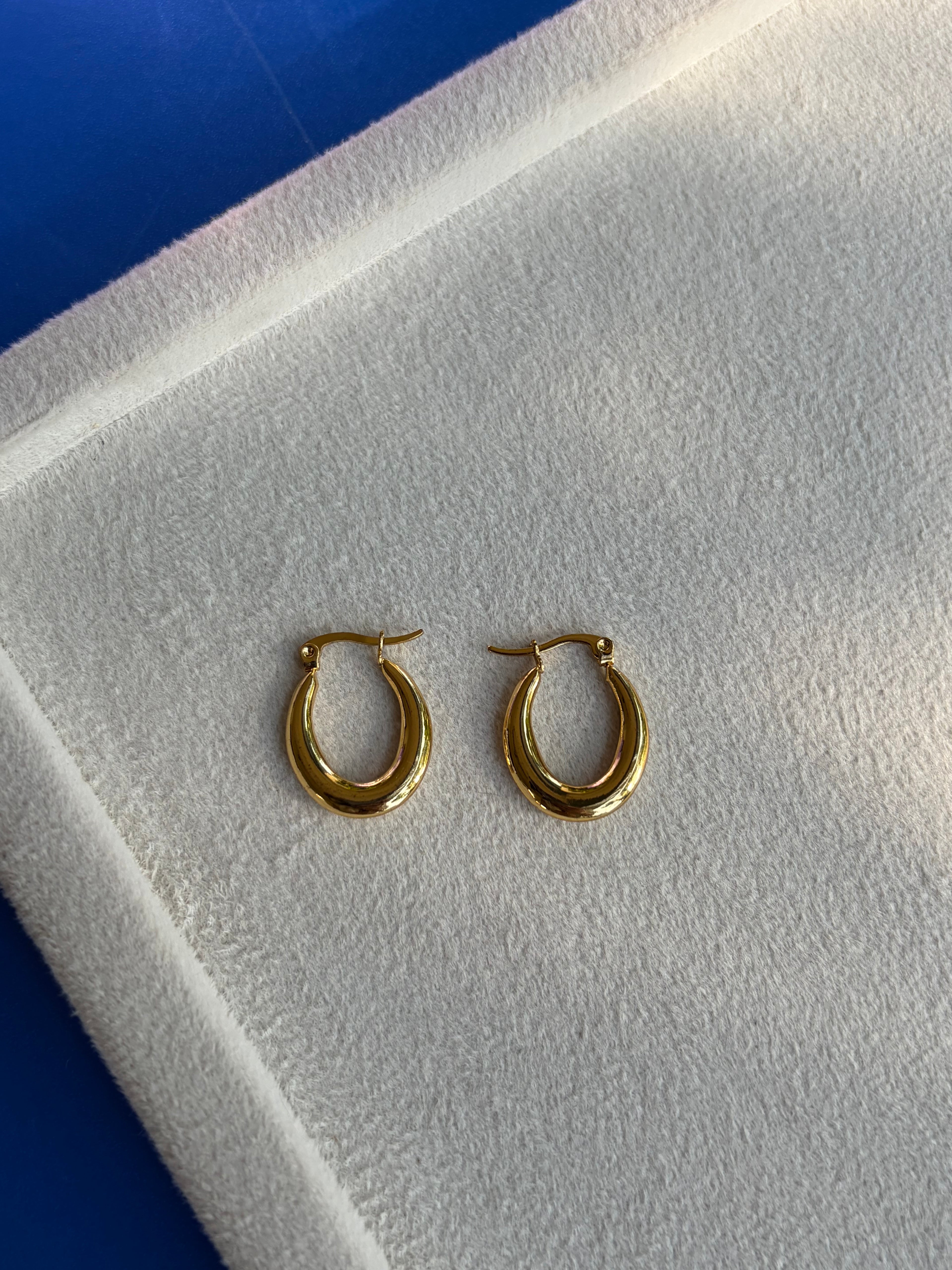 Sleek Oval Hoop
