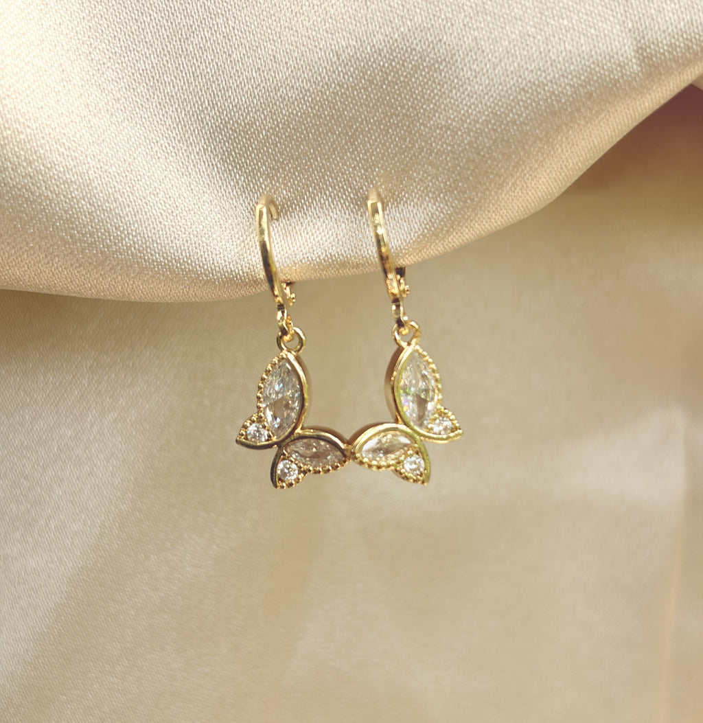 Swing Butterfy Drop Earring