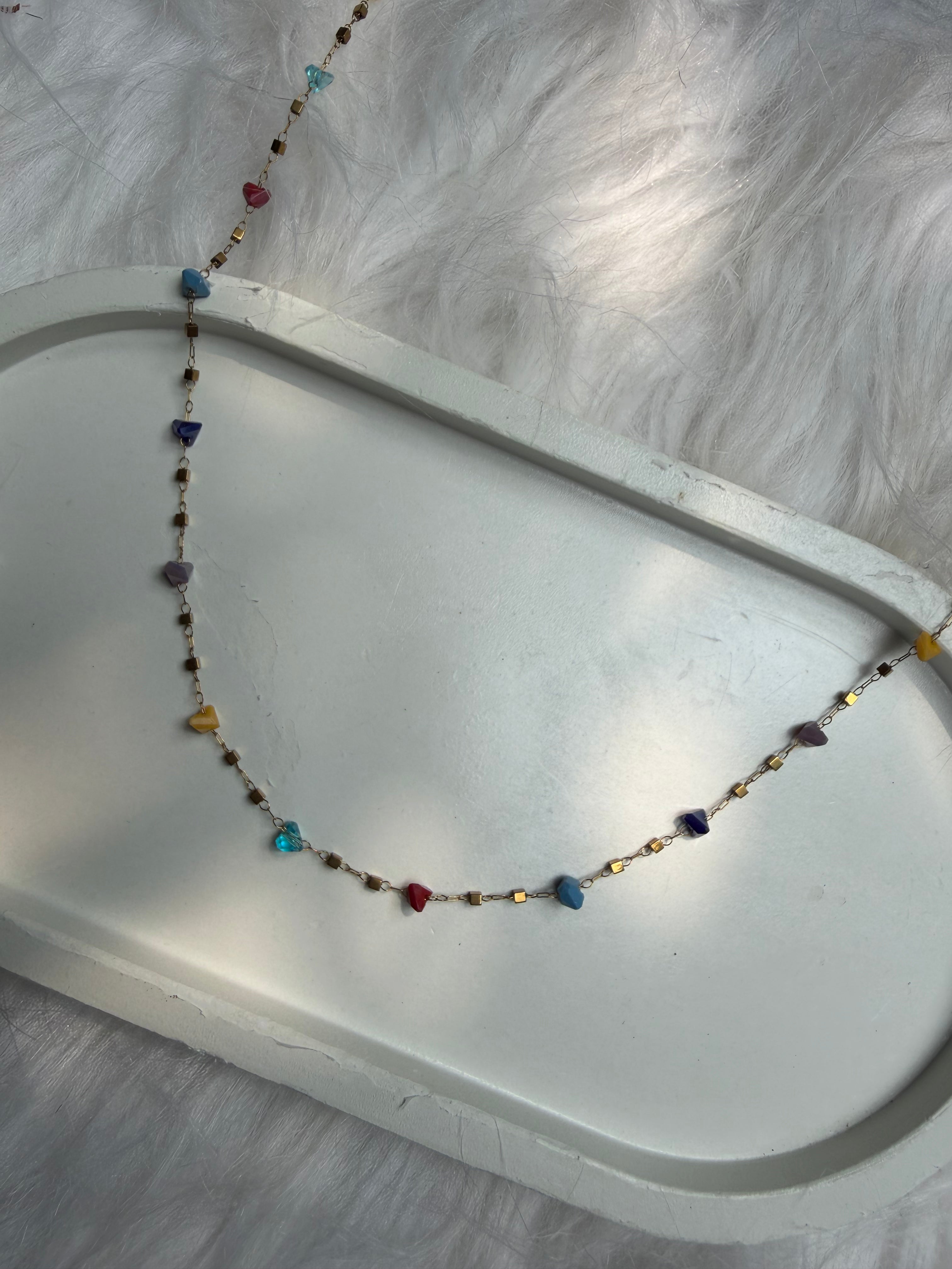 Dainty Multi-Stone Chain