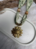 Sunflower Scarf Neckchain