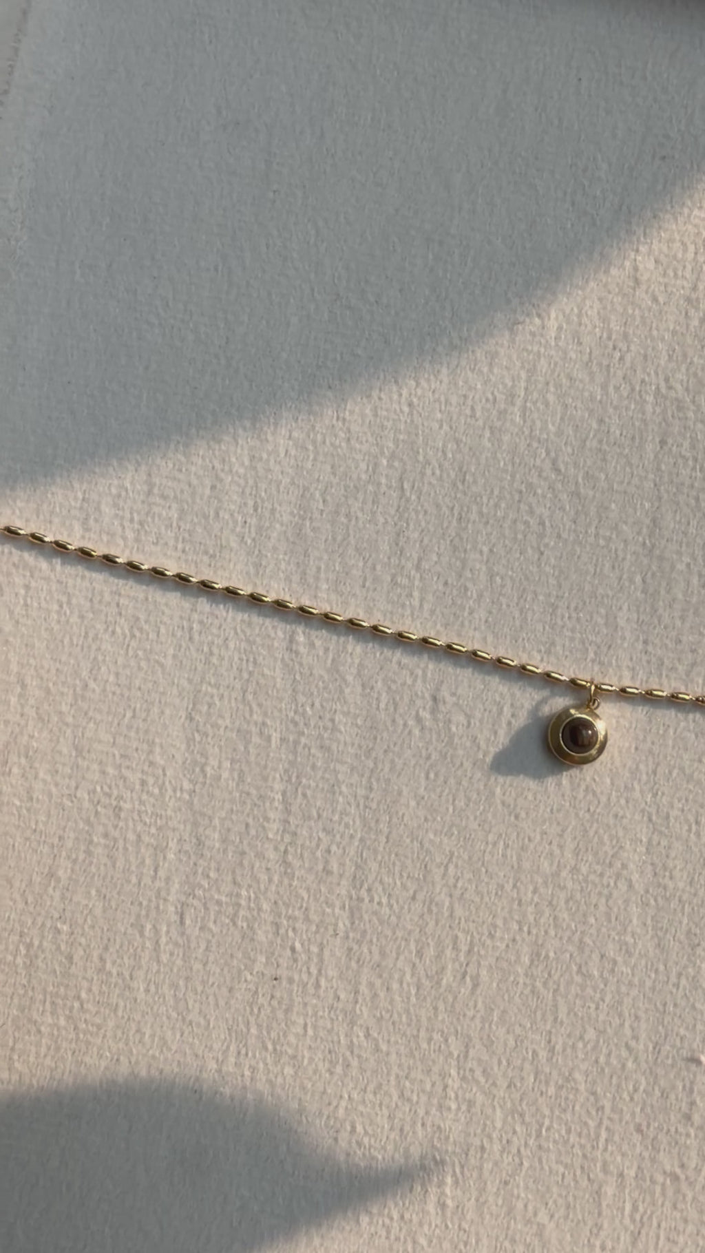 Brown Coded Dainty Neckchain