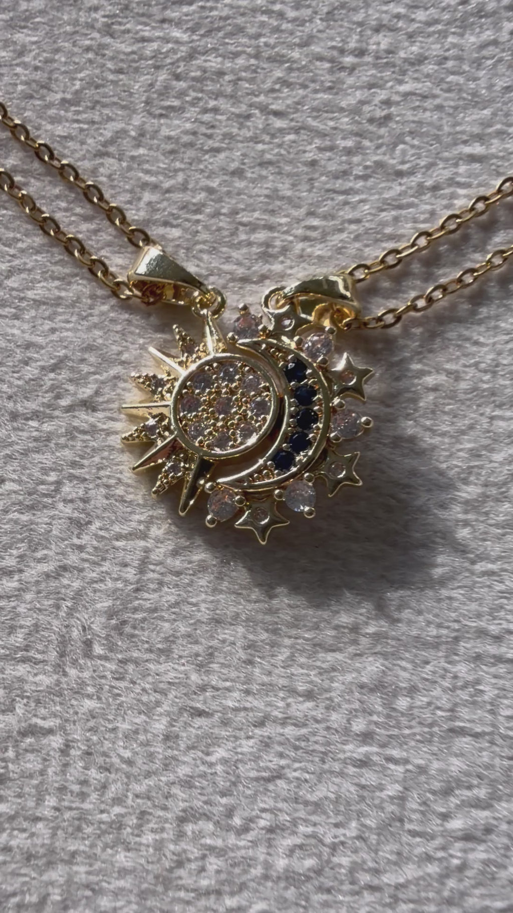 Sun and Moon Neckchain set